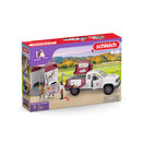 Schleich Eläinlääkäri auto ja traileri 42704