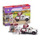 Schleich Eläinlääkäri auto ja traileri 42704