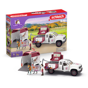 Schleich Eläinlääkäri auto ja traileri 42704