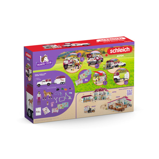 Schleich Eläinlääkäri auto ja traileri 42704