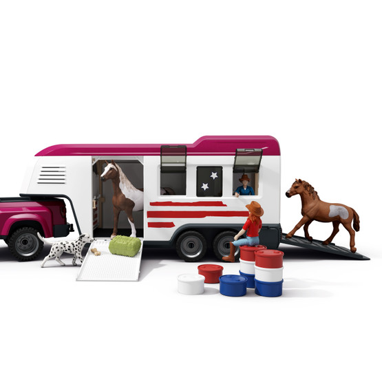 Schleich Horse Club Lakesiden Auto ja traileri 42705