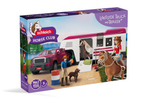 Schleich Horse Club Lakesiden Auto ja traileri 42705