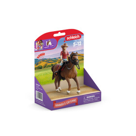 Schleich Horse Clubin Hannah ja Cayenne 42711
