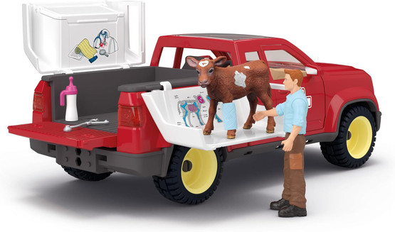 Schleich Farm World Eläinlääkärin Pick-up auto 42727