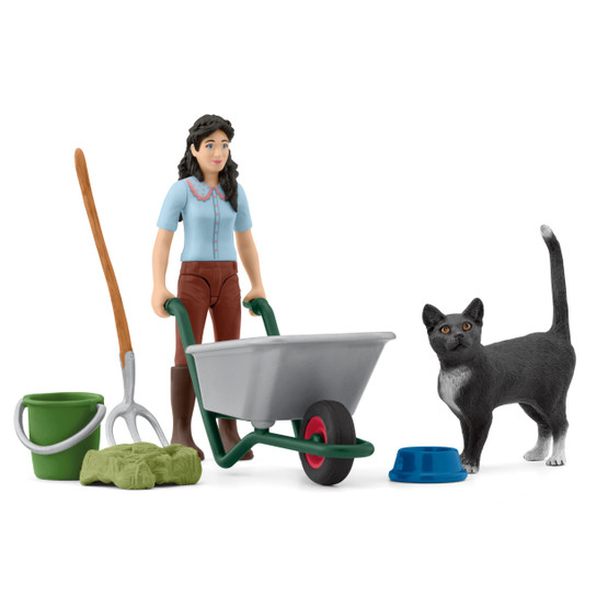 Schleich Lannanluonti ja siivoussetti 42747