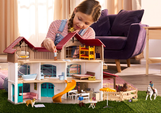 Schleich Lakeside Villa & Paddock hevostila 42785