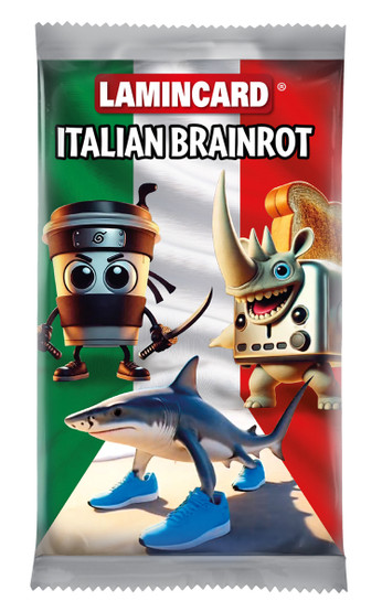 Italian Brainrot Lamincard Keräilykortit, 5kpl