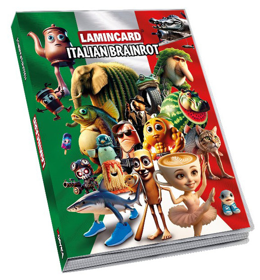 Italian Brainrot Albumi ja 1 Foilpack keräilykortit