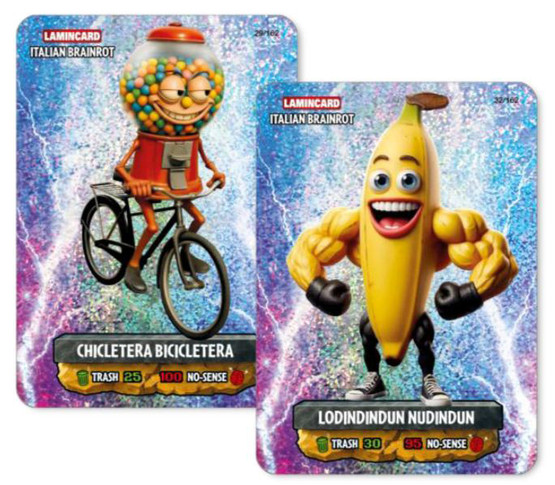Italian Brainrot Lamincard Keräilykortit, Wave 2, 5kpl