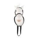 Keppihevonen vyötärölle kiinnitettävä, Valkoinen