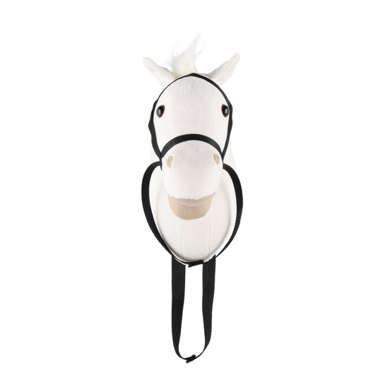 Keppihevonen vyötärölle kiinnitettävä, Valkoinen