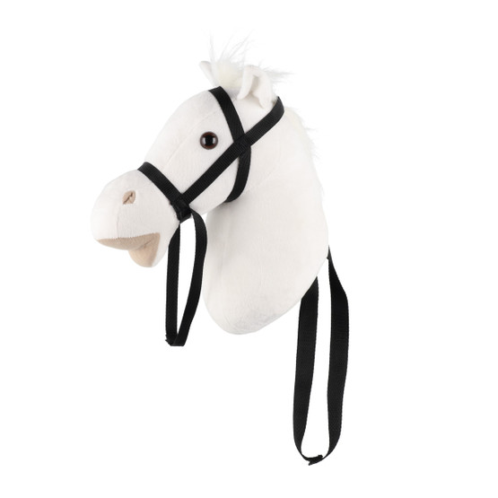 Keppihevonen vyötärölle kiinnitettävä, Valkoinen