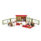 Schleich Kaninkoppi, tyttö ja eläinpoikaset 72160