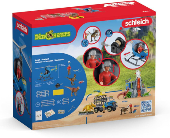 Schleich Dinosaurs Pelastushelikopteri 72216
