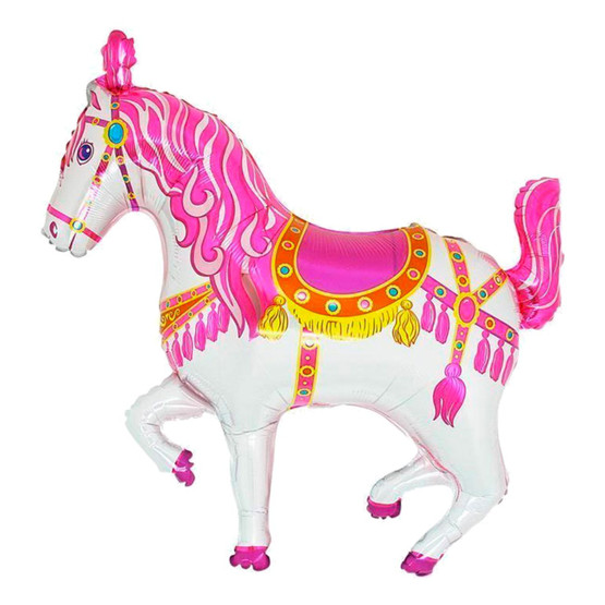 Folioilmapallo Sirkushevonen Vaaleanpuneinen