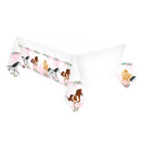 Valkoinen Muoviliina Hevoskuvilla