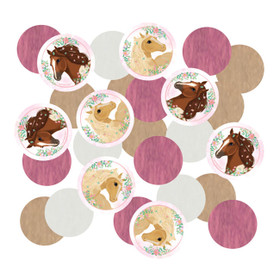 Pöytäkonfetti Hevoset