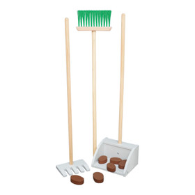 Kepparitallin siivousvälineet