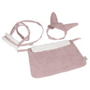 Keppihevosen korvahuppu ja riimusetti