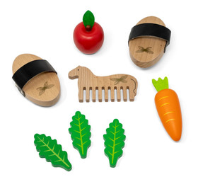 Keppihevosen ruokaa ja harjat