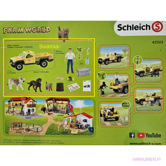 Schleich Eläinlääkärin käynti maatilalla 42503 - Second Hand