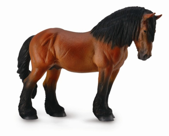 CollectA Ardennienhevonen ori ruunikko XL