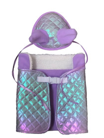 Keppihevosen toppaloimi ja korvahuppu, Lila