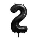 Numerofoliopallo Musta, Metalli, 86cm