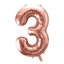 Numerofoliopallo Ruusukulta, Metalli, 86cm