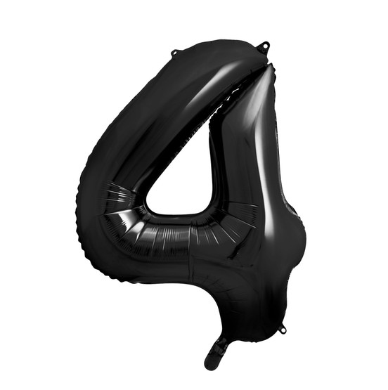 Numerofoliopallo Musta, Metalli, 86cm