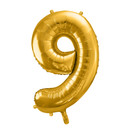 Numerofoliopallo Kulta, Metalli, 86cm