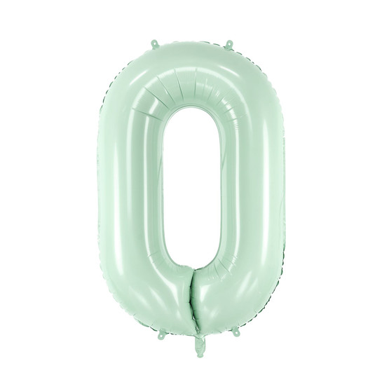 Numerofoliopallo Vaaleanvihreä, Pastelli, 72cm