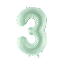 Numerofoliopallo Vaaleanvihreä, Pastelli, 72cm