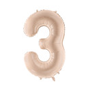 Numerofoliopallo Beige, Pastelli, 72cm