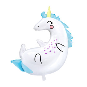 Folioilmapallo Yksisarvinen, 70x75cm