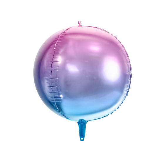 Folioilmapallo Pyöreä, Lila-sininen, 35cm