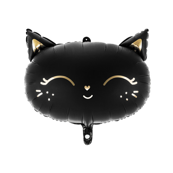 Folioilmapallo Kissa, Musta, 48x36cm