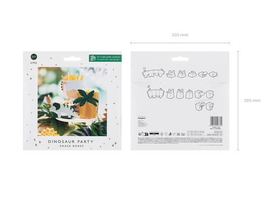 Välipalarasia Dinosaurus, 6kpl