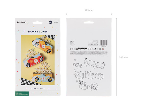 Välipalarasia Kilpa-auto, 3kpl