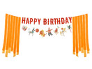 Banneri Happy Birthday, Sirkus, 275cm