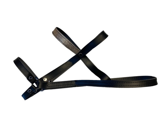 Keppihevosen suitset glitterpannalla, Musta