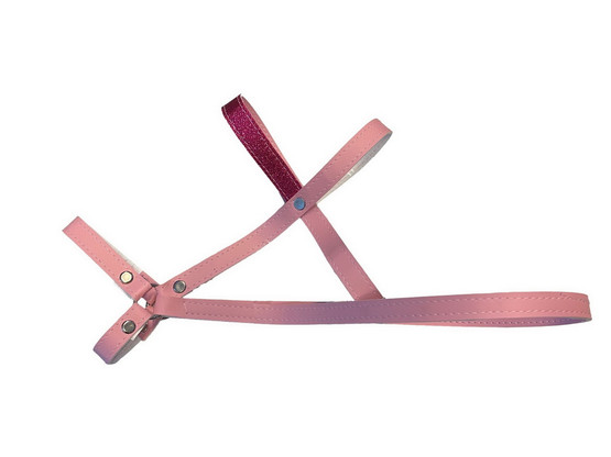 Keppihevosen suitset glitterpannalla, Vaaleanpunainen