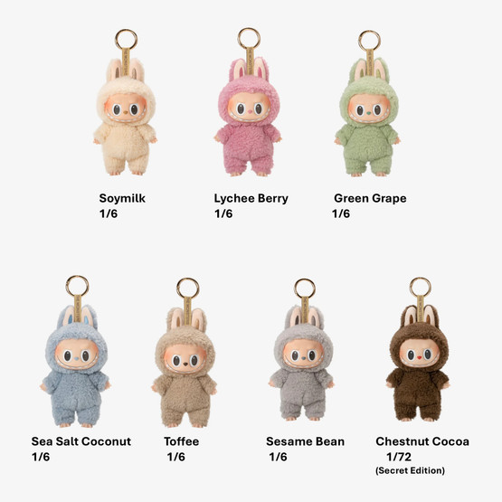 Pop Mart - Labubu - The Monsters - Exciting Macaron - Vinyl Plush Blind Box, 6kpl/pkt