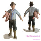 Schleich Vanhamies ja possu - Second Hand