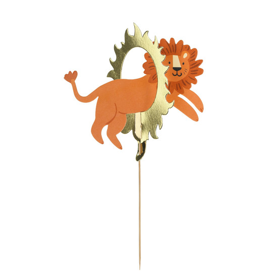 Kakkukoriste Leijona, 16x16cm