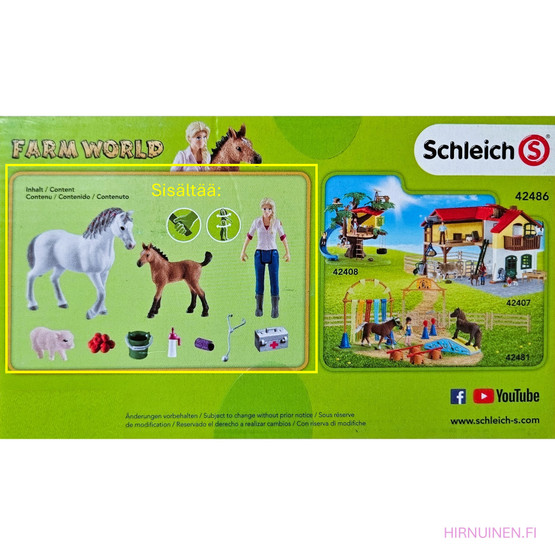 Schleich Eläinlääkärin vierailu 42486 - Second Hand