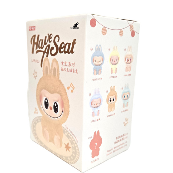 Pop Mart - Labubu - The Monsters - Have a Seat - Vinyl Plush Blind Box