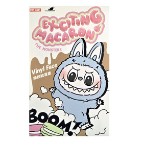 Pop Mart - Labubu - The Monsters - Exciting Macaron - Vinyl Plush Blind Box, 6kpl/pkt