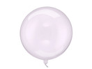 Pyöreäilmapallo, Läpinäkyvä lila, 40cm