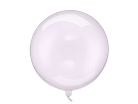 Pyöreäilmapallo, Läpinäkyvä lila, 40cm